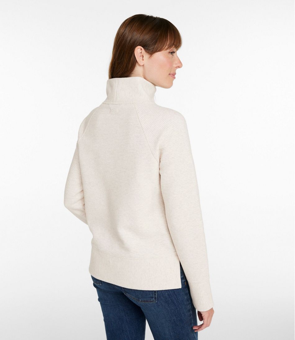 Women's Lakewashed Double-Knit Funnelneck - Image 3