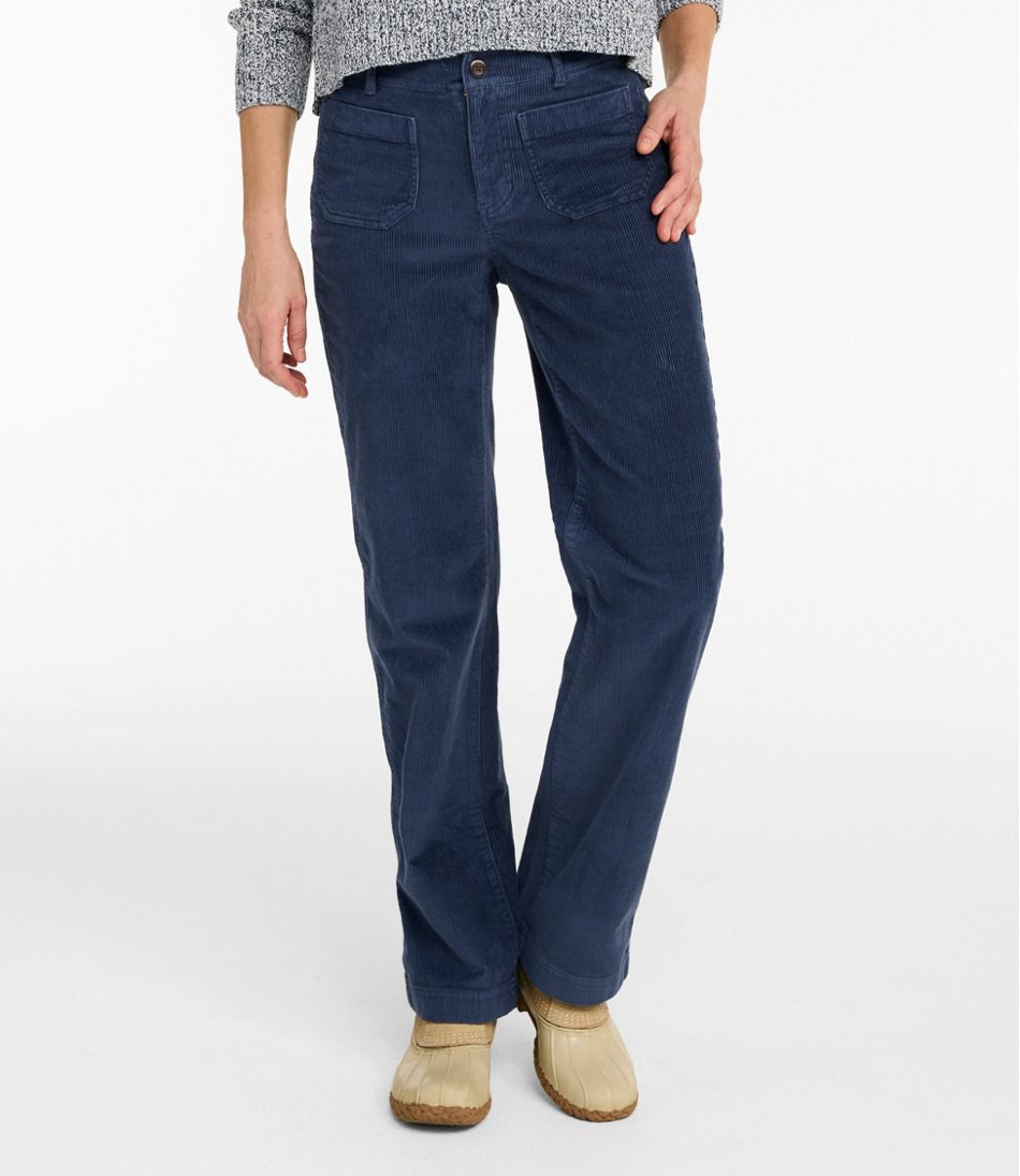 Women's 207 Vintage Corduroy Patch Pocket Pants, Mid-Rise Wide Straight-Leg - Image 2