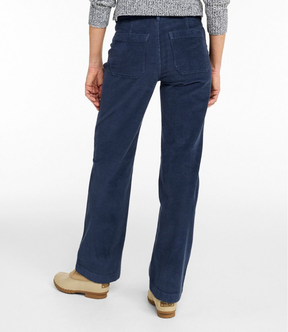 Women's 207 Vintage Corduroy Patch Pocket Pants, Mid-Rise Wide Straight-Leg - Image 3