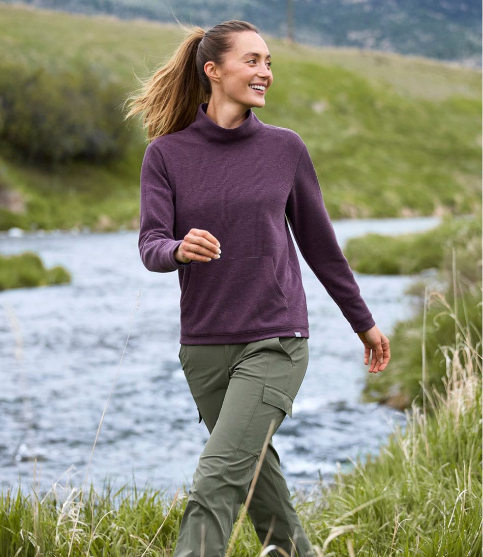 Women's Mountainside Micro Waffle Pullover - Image 7
