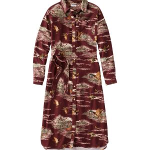 Women's Signature Camp Flannel Midi Dress