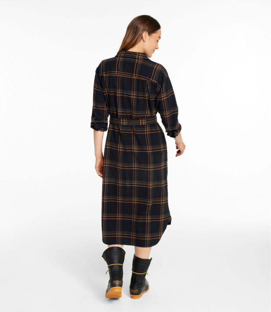Women's Signature Camp Flannel Midi Dress - Image 3