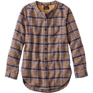 Women's Signature 1933 Collarless Chamois Tunic, Plaid