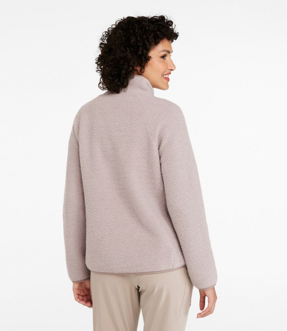 Women's All Season Wool Fleece Pullover - Image 3