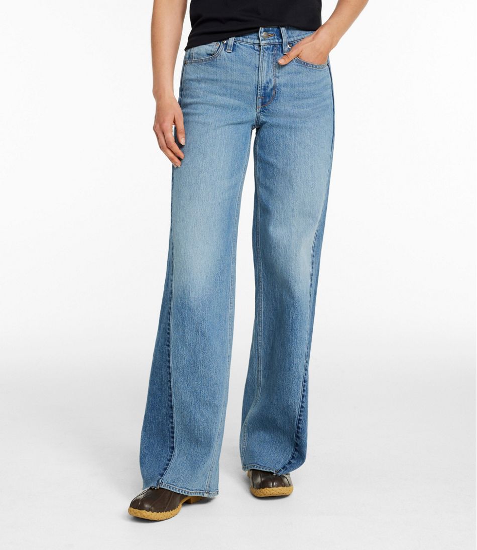 Women's Signature 1912 Premium Jeans, High-Rise Relaxed Wide-Leg - Image 2
