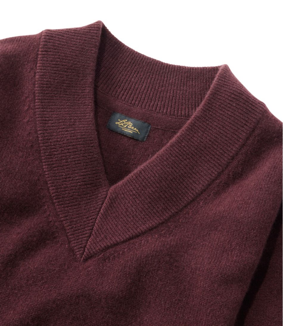 Women's Signature Premium Essential Cashmere Sweater, Relaxed V-Neck - Image 2