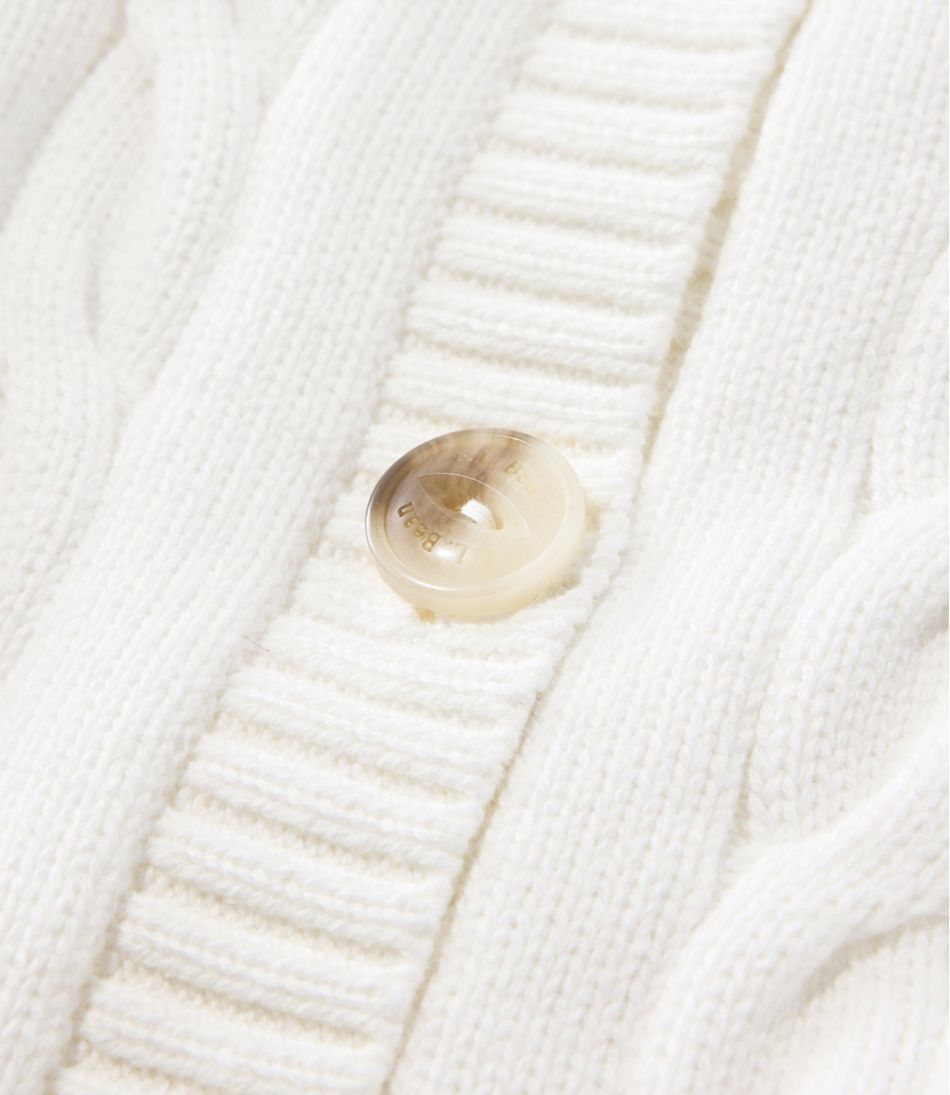 Women's The Original Double L? Sweater, Cable Cardigan - Image 5
