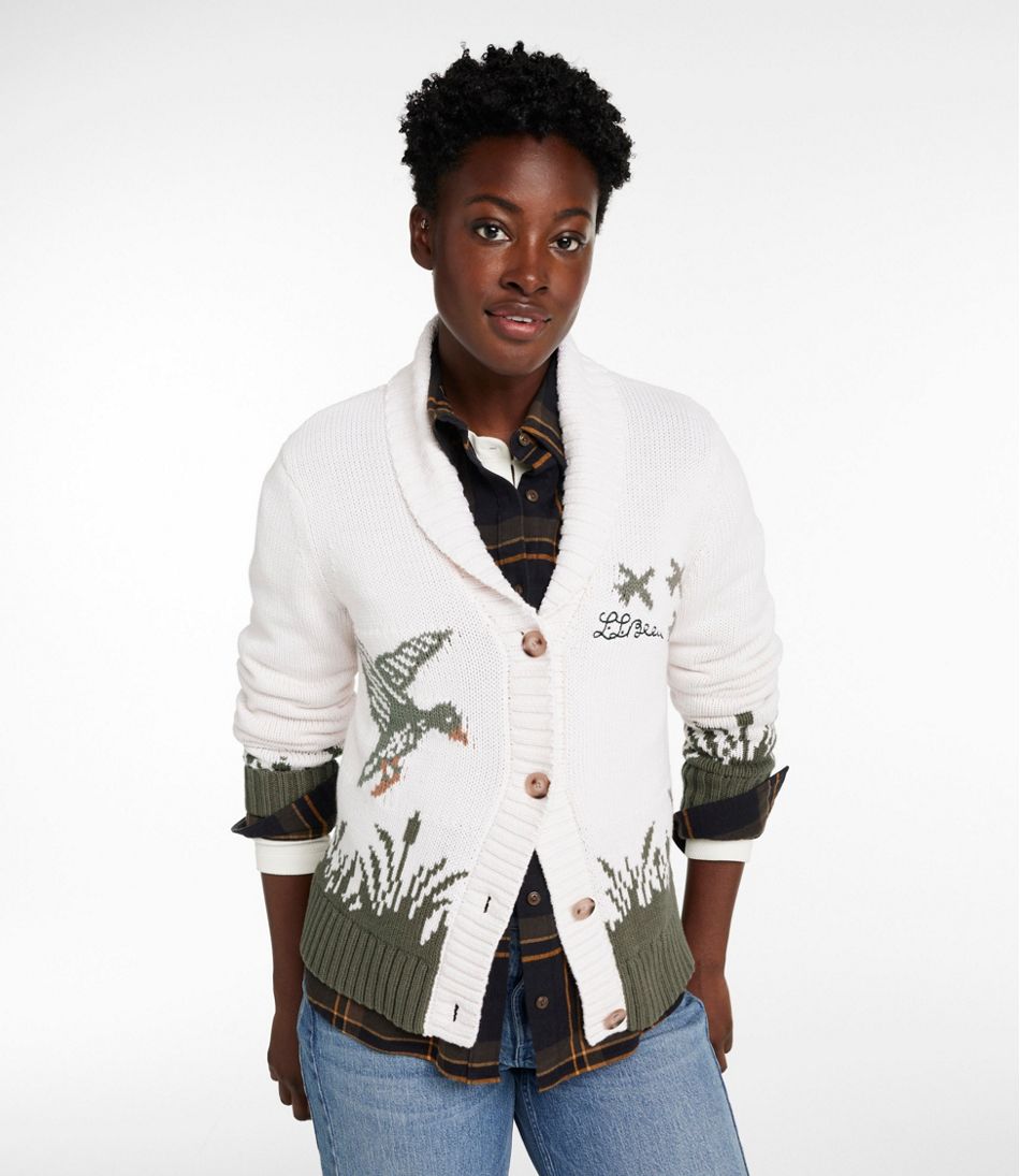 Women's Signature Original Cotton Sweater, Shawl Cardigan Novelty - Image 2