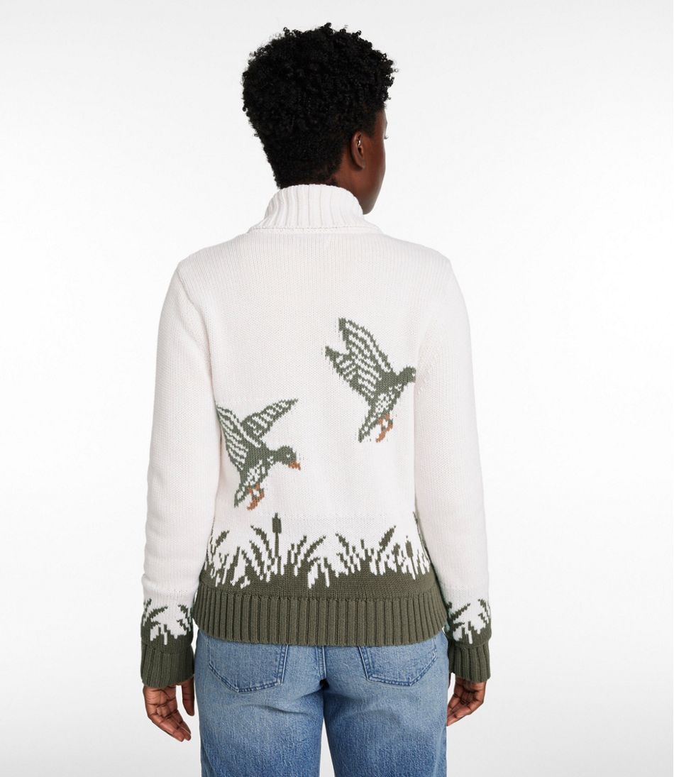Women's Signature Original Cotton Sweater, Shawl Cardigan Novelty - Image 3