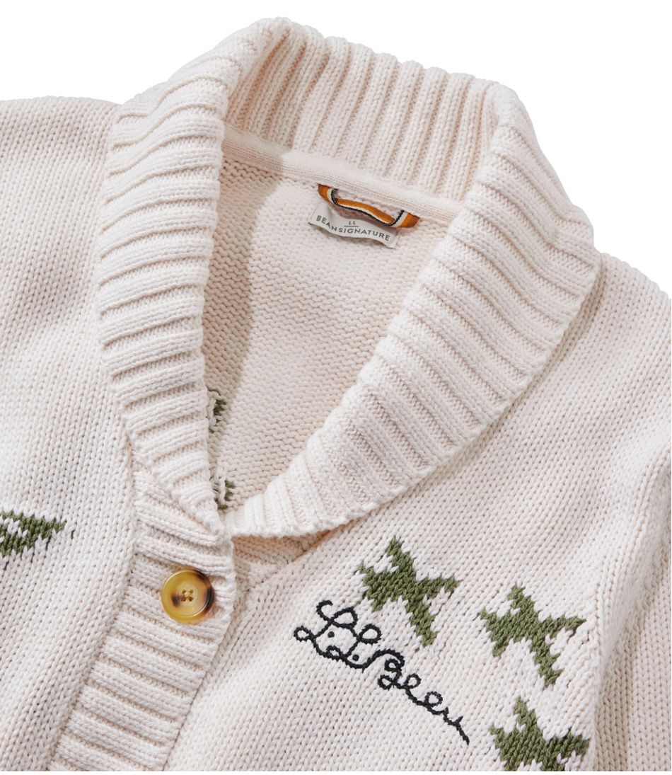 Women's Signature Original Cotton Sweater, Shawl Cardigan Novelty - Image 4