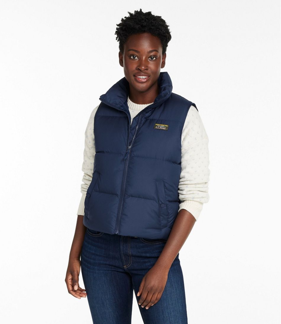Women's Mountain Classic Down Vest, Cropped - Image 2