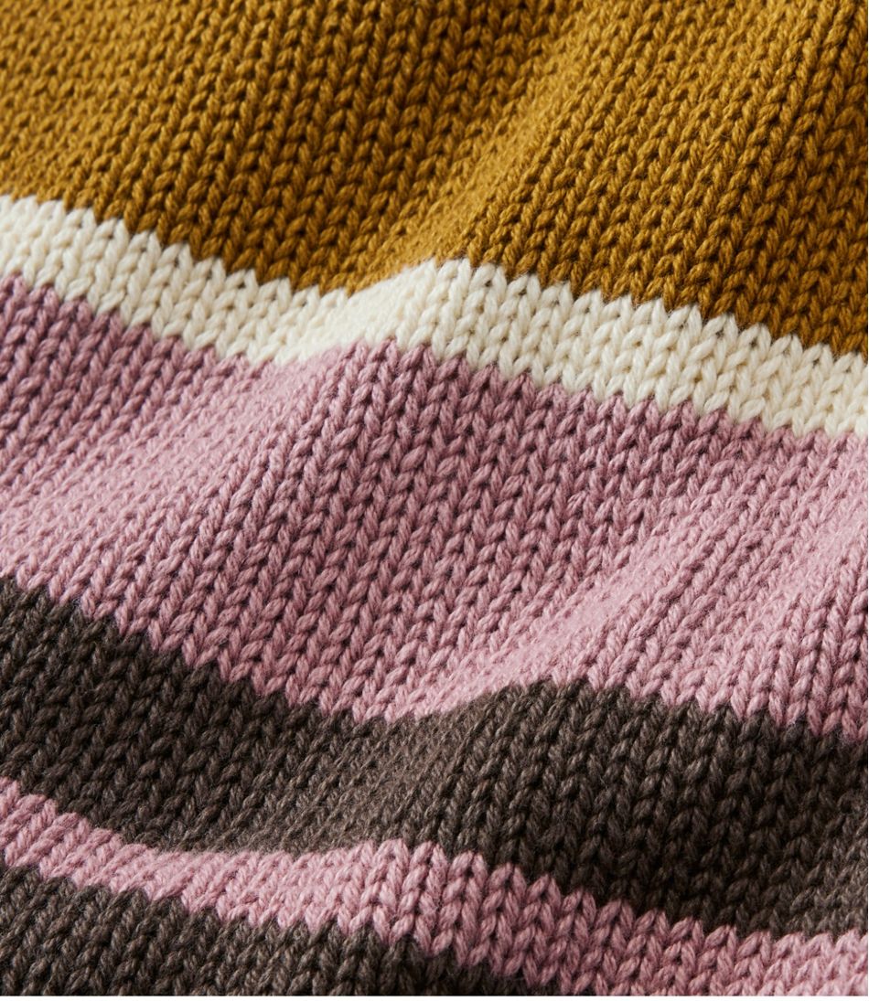 Women's Signature Original Cotton Sweater, Shawl Cardigan Stripe - Image 5