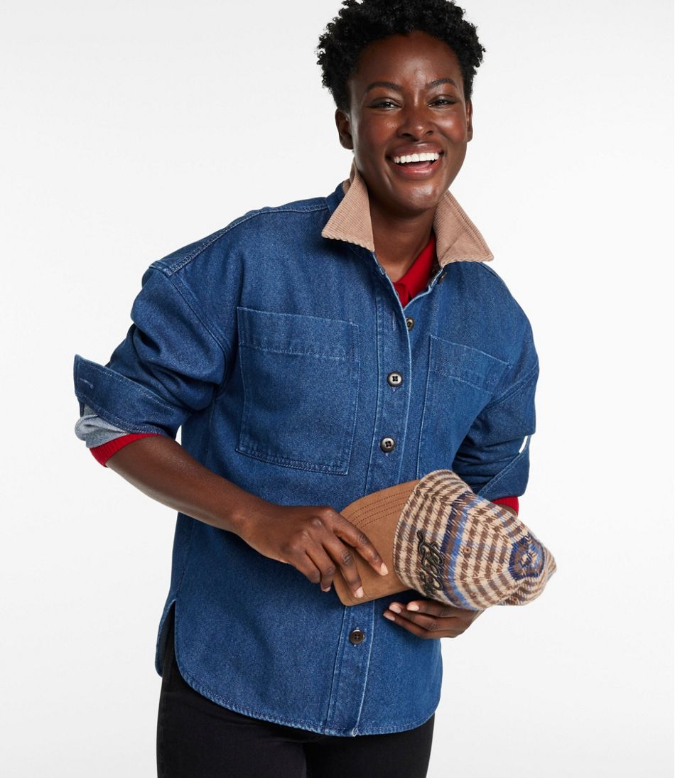 Women's Signature Denim Shirt Jac - Image 2