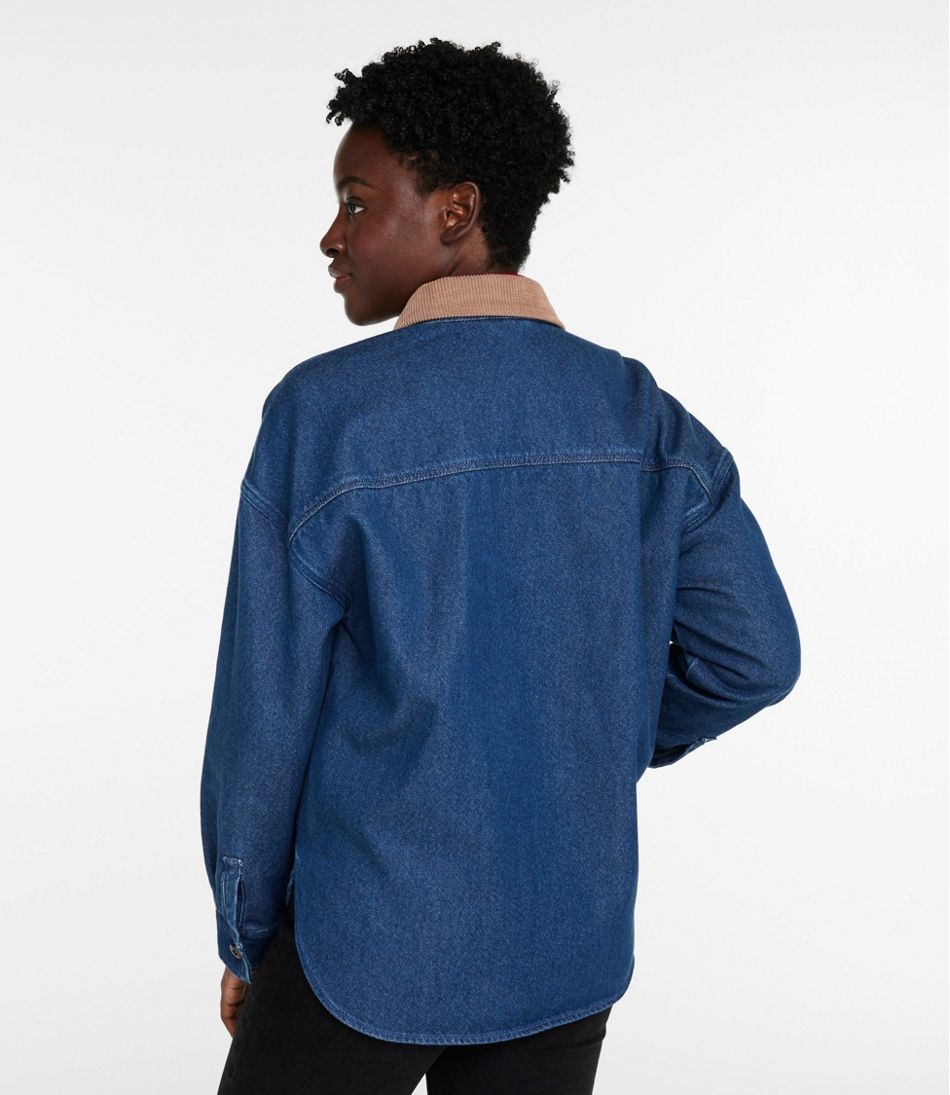 Women's Signature Denim Shirt Jac - Image 3