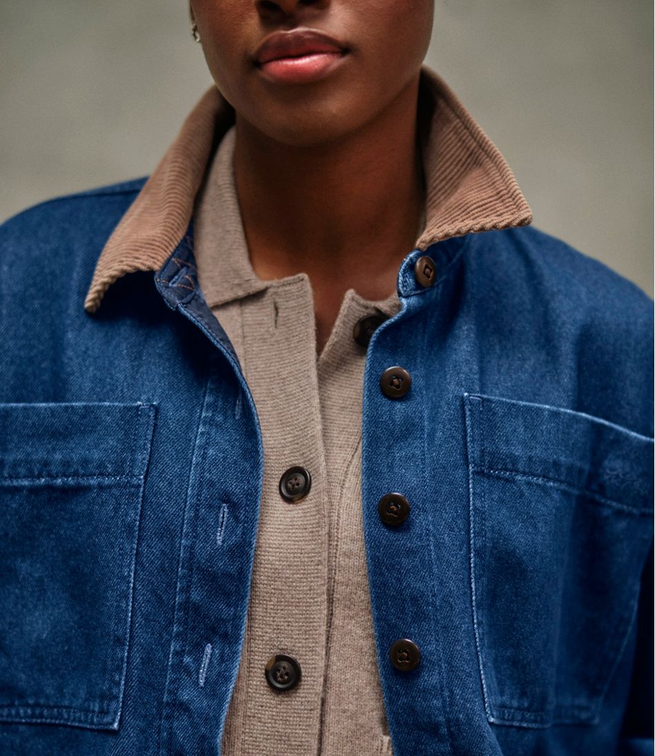 Women's Signature Denim Shirt Jac - Image 7