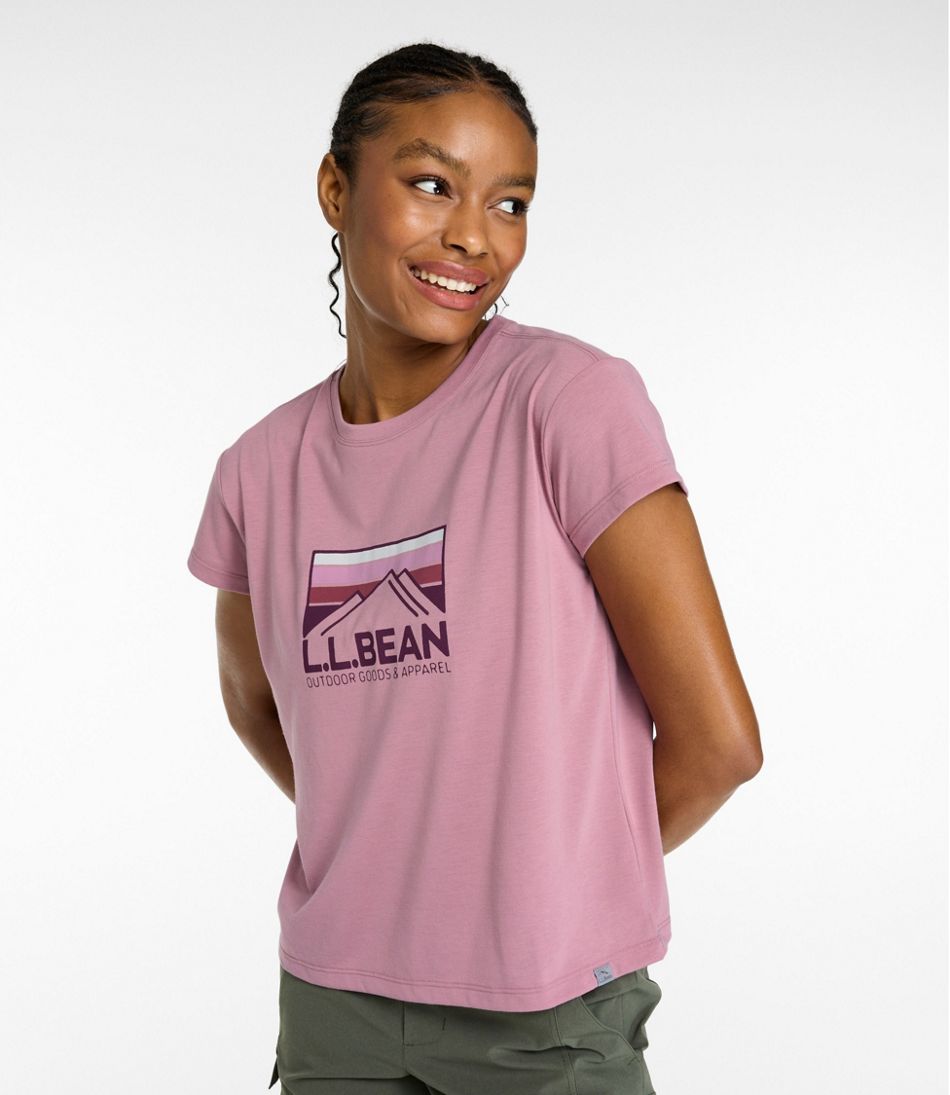 Women's Mountainside Crewneck Tee, Short-Sleeve Graphic - Image 2