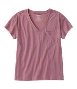 Women's Mountainside V-Neck Pocket Tee, Short Sleeve
