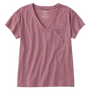 Women's Mountainside V-Neck Pocket Tee, Short Sleeve