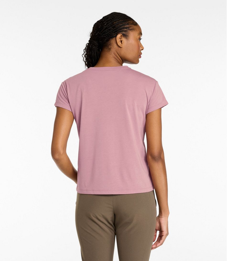 Women's Mountainside V-Neck Pocket Tee, Short Sleeve - Image 3