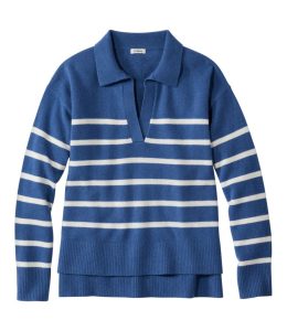 Women's Classic Cashmere Sweater, Relaxed Polo