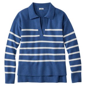 Women's Classic Cashmere Sweater, Relaxed Polo