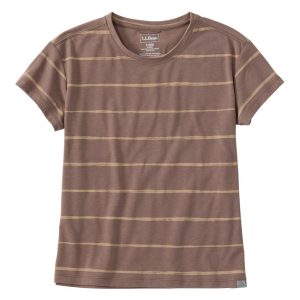 Women's Mountainside Crewneck Tee, Short-Sleeve Stripe
