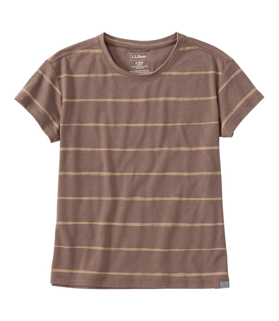 Women's Mountainside Crewneck Tee, Short-Sleeve Stripe
