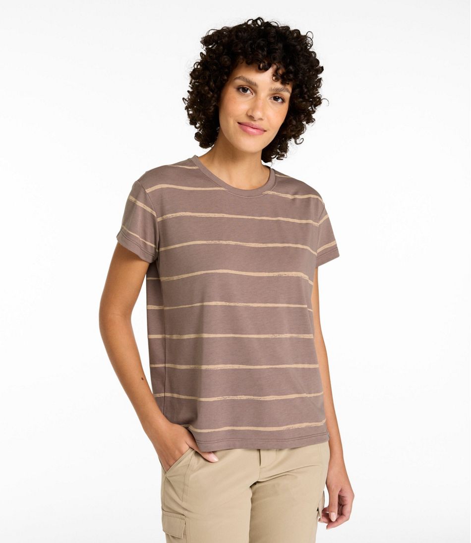 Women's Mountainside Crewneck Tee, Short-Sleeve Stripe - Image 2