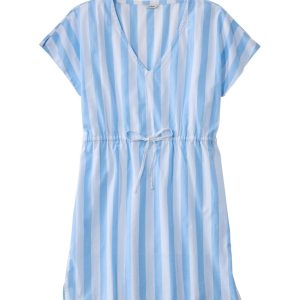 Women's L.L.Bean Coastal Cotton Cover-Up Caftan, Print