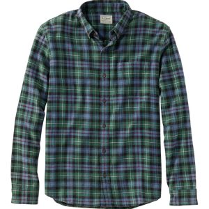 Men's Sunwashed Twill Shirt, Slightly Fitted Untucked Fit