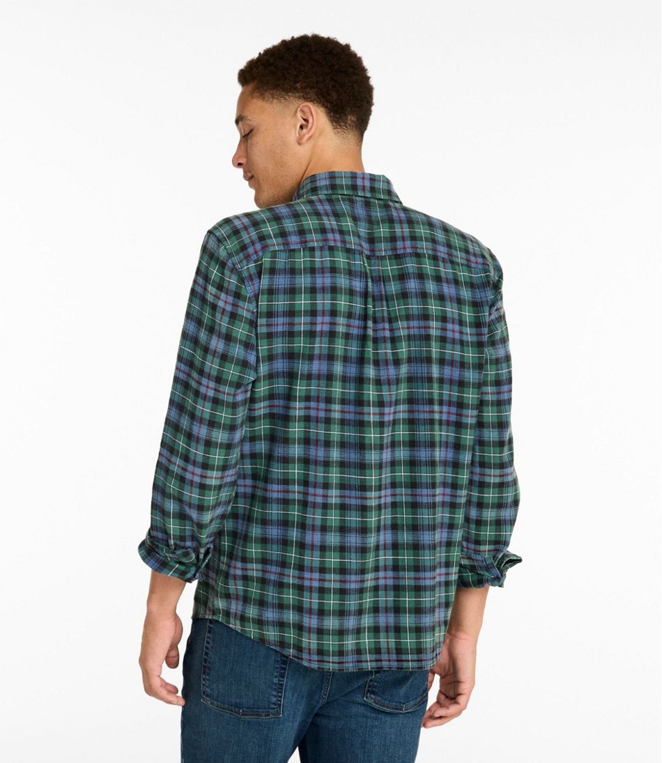 Men's Sunwashed Twill Shirt, Slightly Fitted Untucked Fit - Image 3