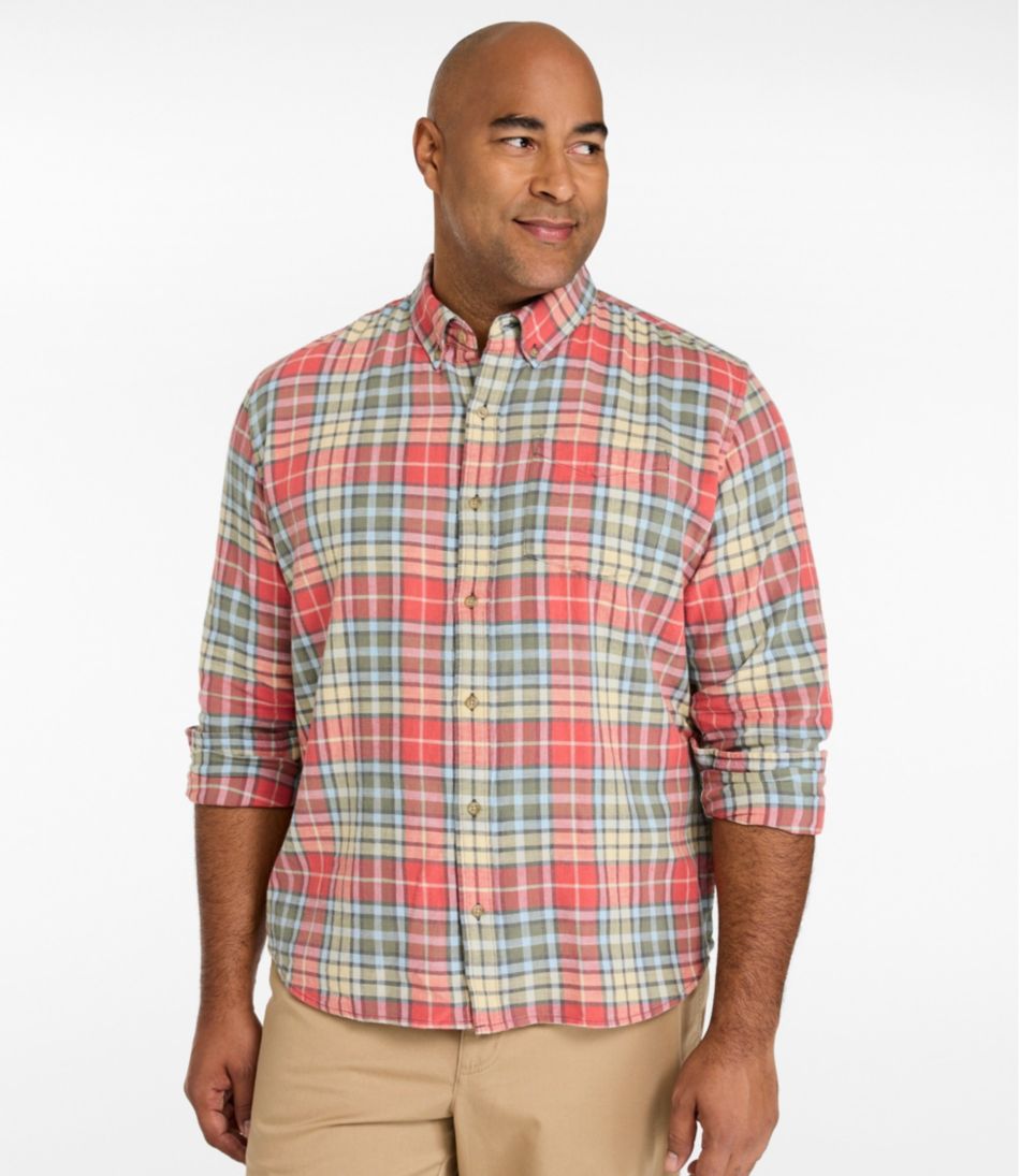 Men's Sunwashed Twill Shirt, Slightly Fitted Untucked Fit - Image 4