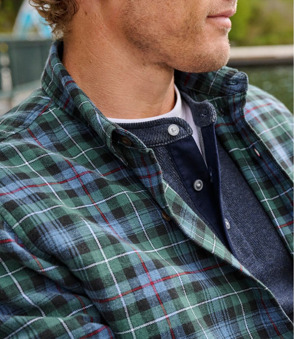 Men's Sunwashed Twill Shirt, Slightly Fitted Untucked Fit - Image 8
