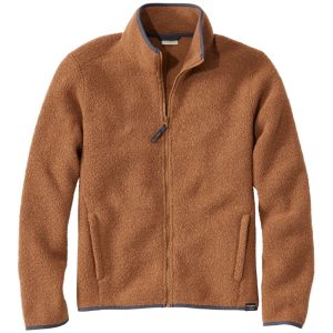 Men's All Season Wool Fleece Full-Zip Sweater