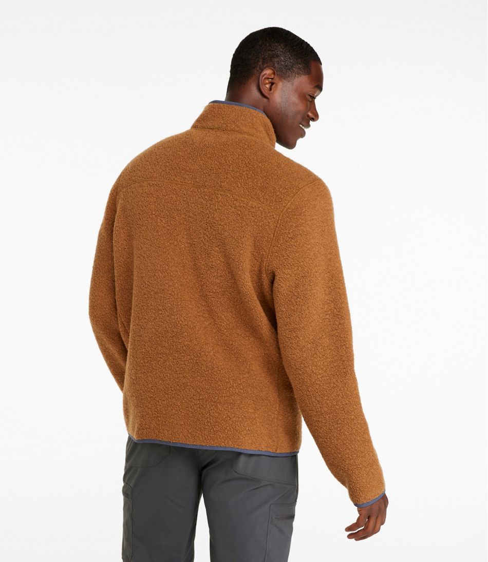 Men's All Season Wool Fleece Full-Zip Sweater - Image 3