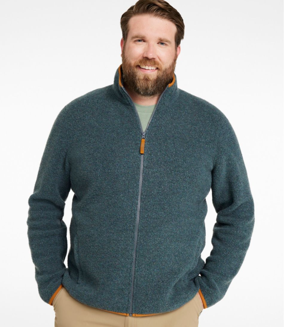 Men's All Season Wool Fleece Full-Zip Sweater - Image 4