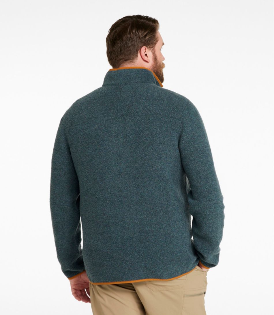Men's All Season Wool Fleece Full-Zip Sweater - Image 5