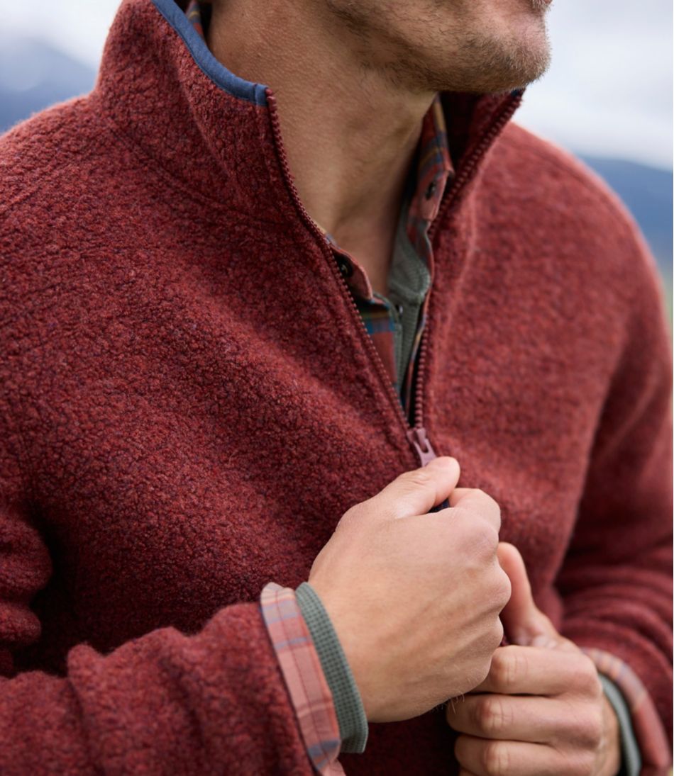 Men's All Season Wool Fleece Full-Zip Sweater - Image 9
