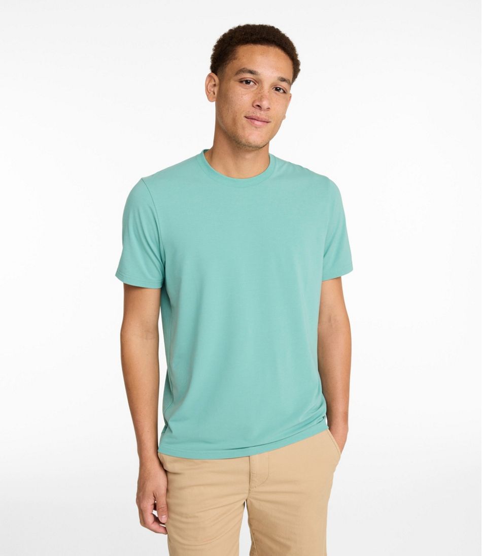 Men's Comfort Stretch Performance? Pima Tee, Short-Sleeve Without Pocket - Image 2
