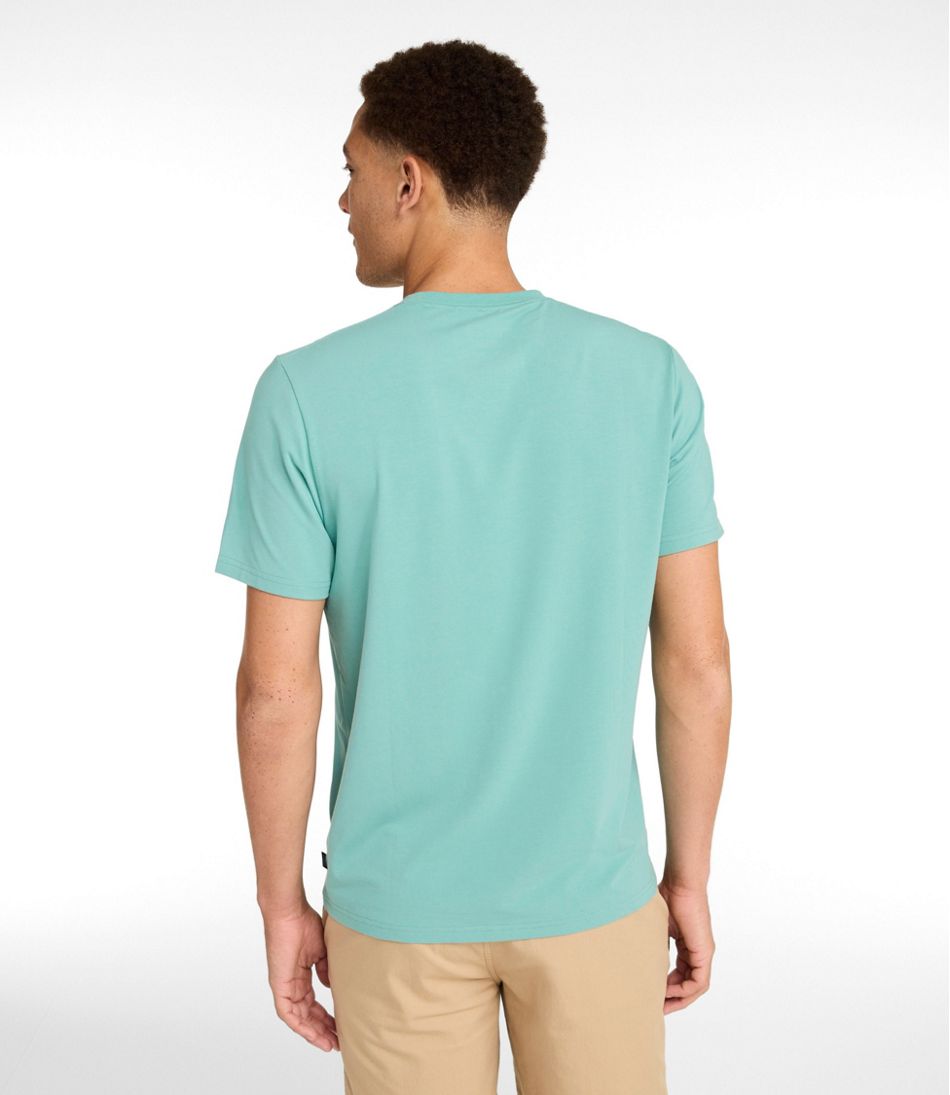 Men's Comfort Stretch Performance? Pima Tee, Short-Sleeve Without Pocket - Image 3