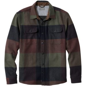 Men's Signature Wool Workshirt, Plaid
