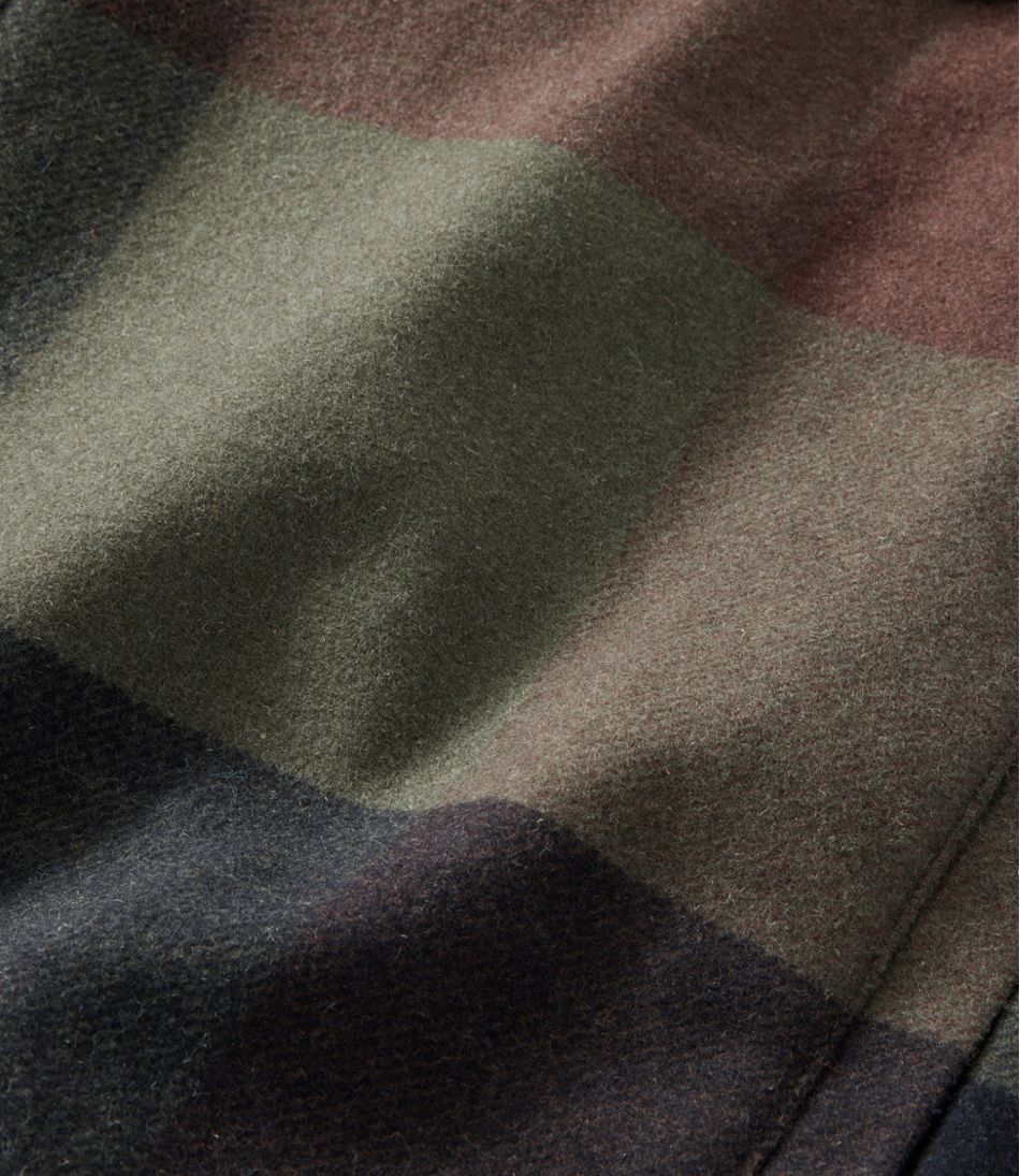 Men's Signature Wool Workshirt, Plaid - Image 5