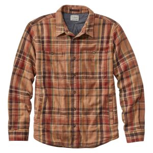Men's 1912 Field Flannel Shirt, Lined, Slightly Fitted Untucked Fit, Plaid