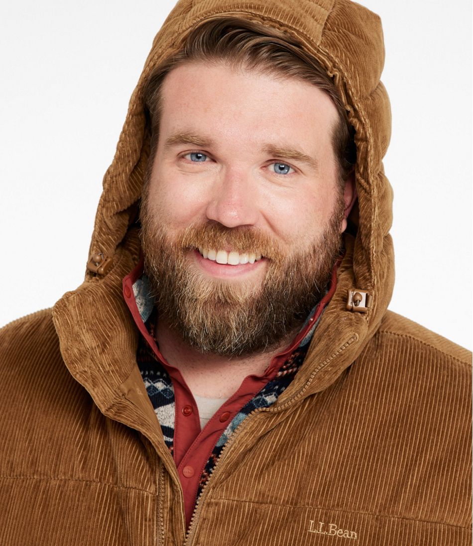 Men's Mountain Classic Down Jacket, Corduroy - Image 11