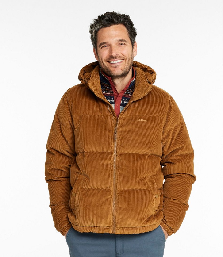 Men's Mountain Classic Down Jacket, Corduroy - Image 2