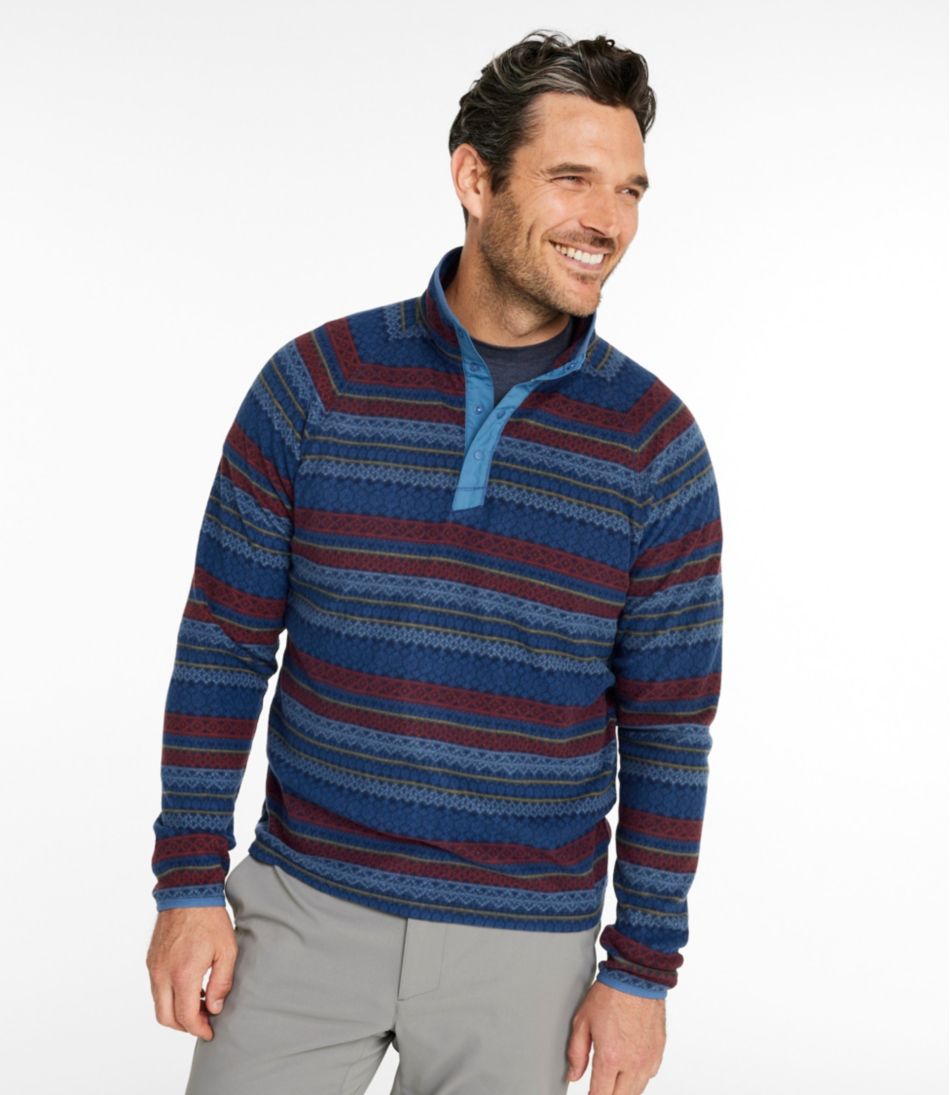 Men's All Season Access Fleece Pullover, Print - Image 2