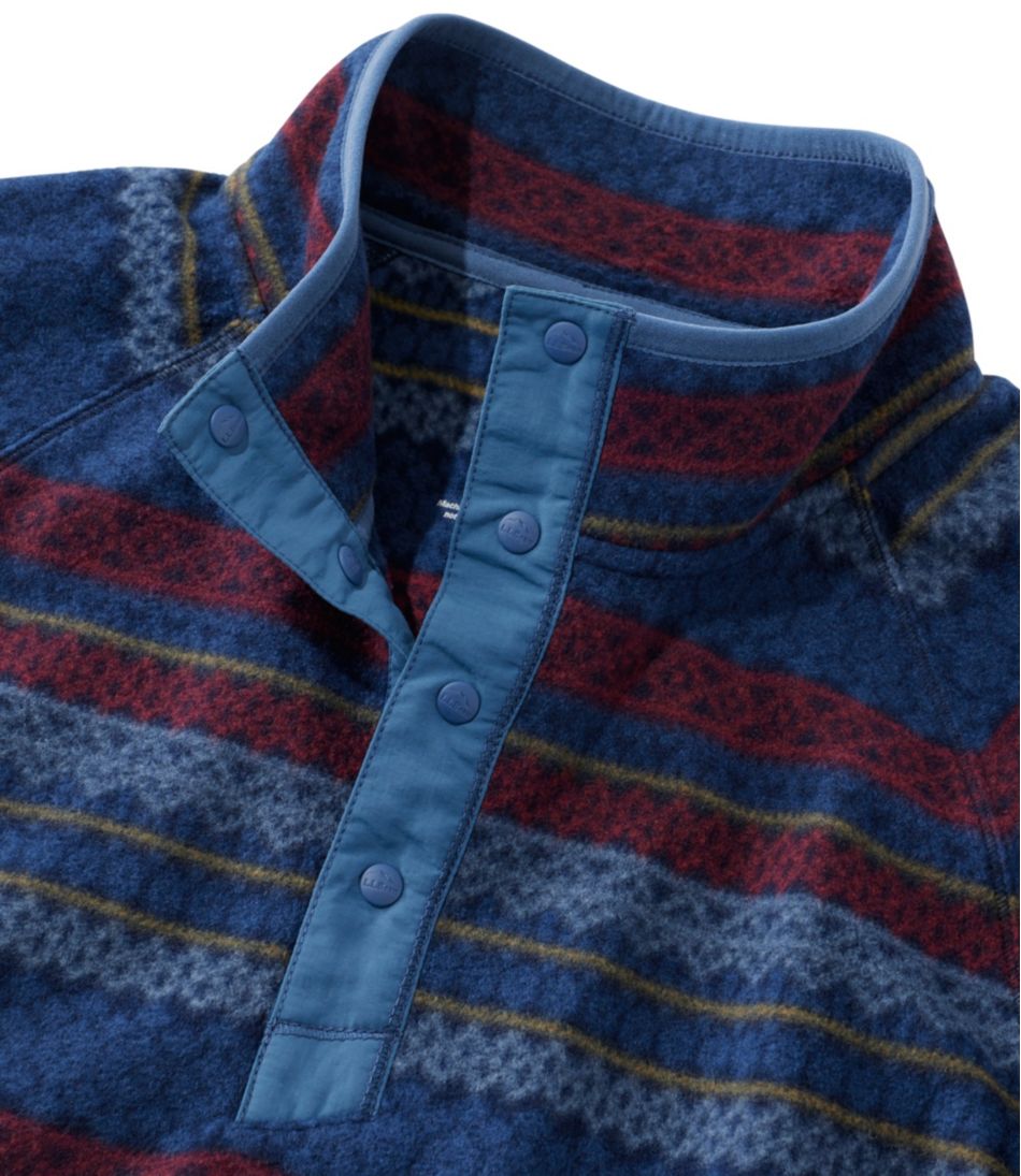 Men's All Season Access Fleece Pullover, Print - Image 6