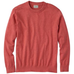 Men's All Seasons Cotton Blend Sweater, Crewneck