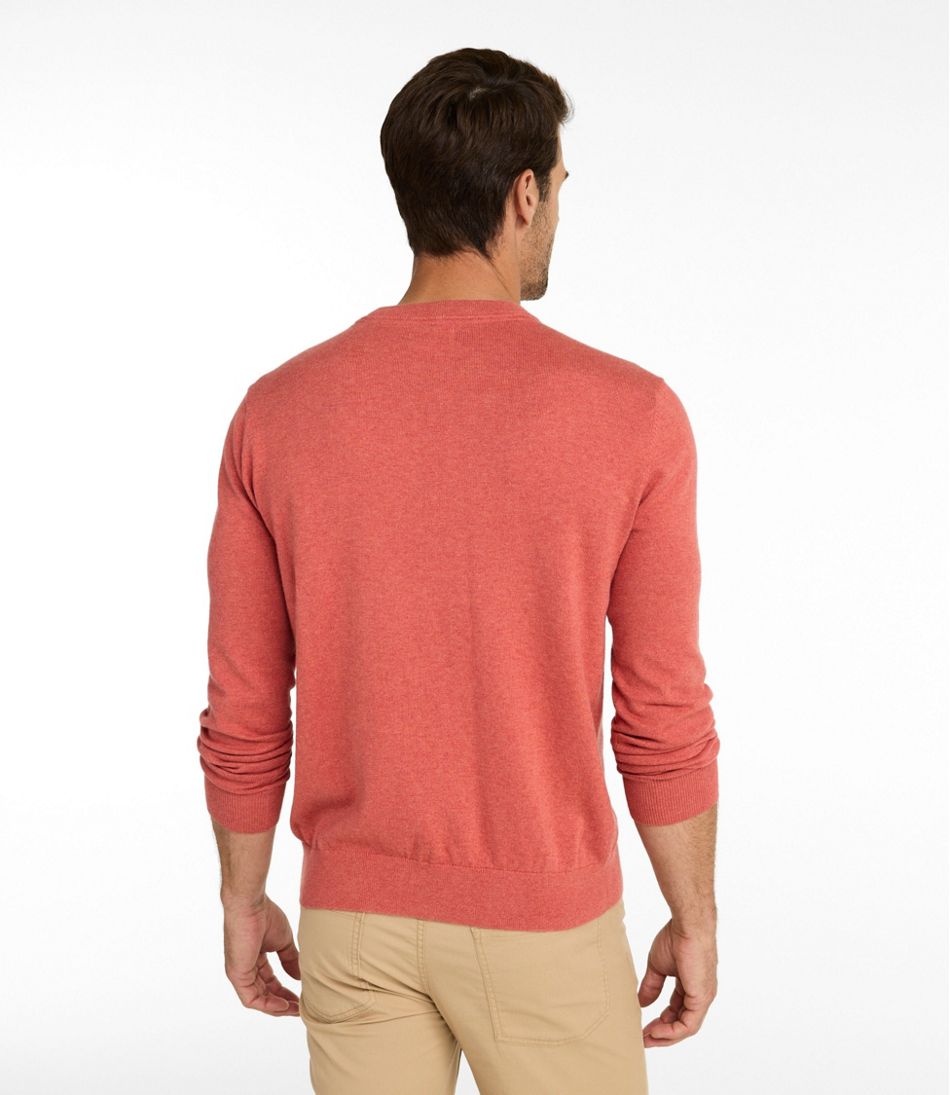 Men's All Seasons Cotton Blend Sweater, Crewneck - Image 3