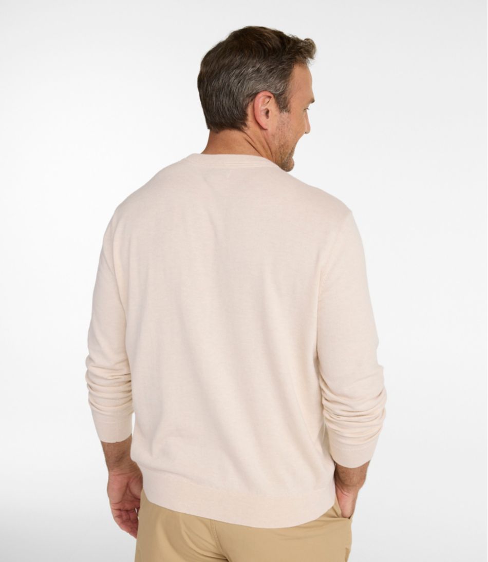 Men's All Seasons Cotton Blend Sweater, Crewneck - Image 5